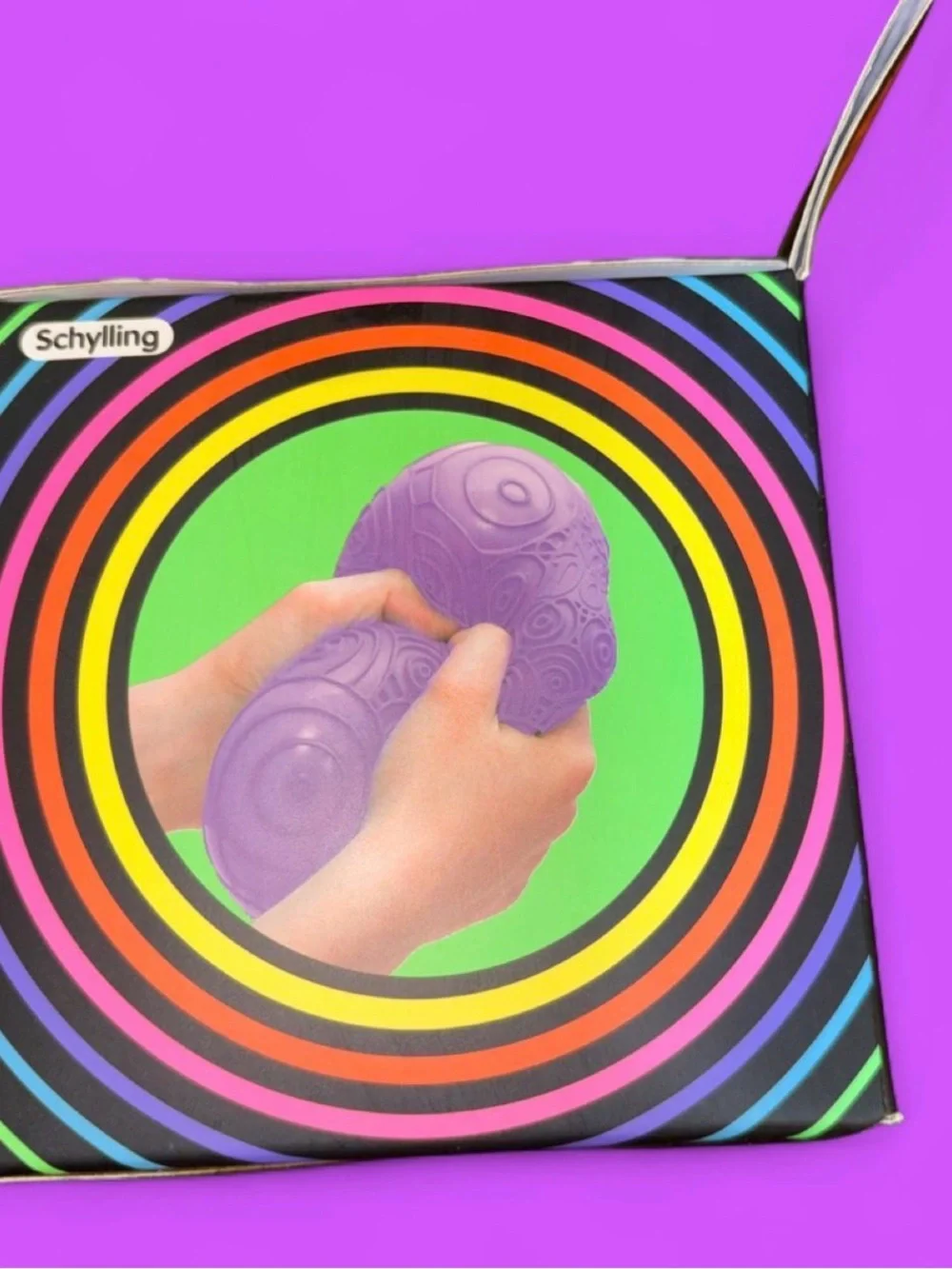 Schylling Super NeeDoh Ripples Orange Sensory Toy 💯 authentic